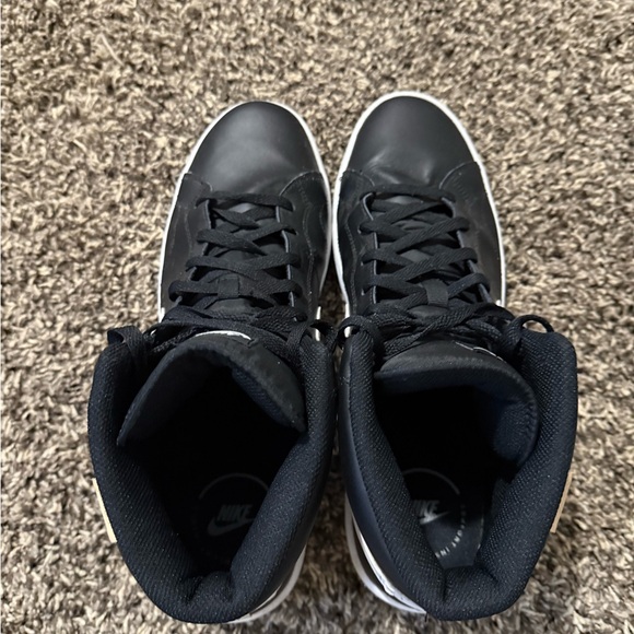 Nike Court Royale 2 MidTop - Men's Black and White - Picture 4 of 4